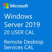 Windows Server 2019 STANDART  -  20 User CALL 